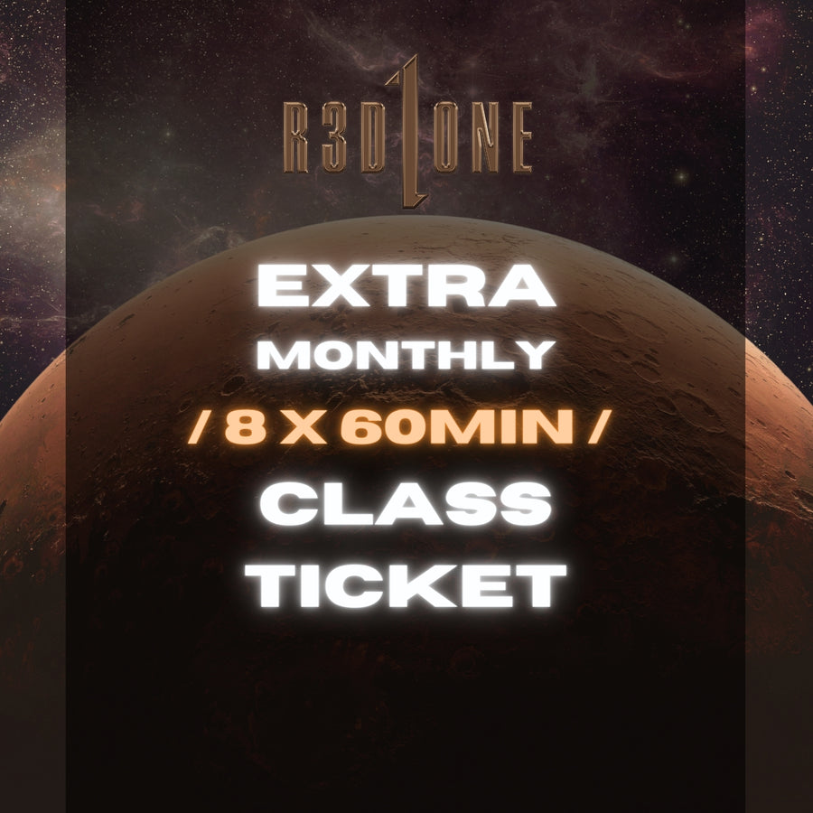 EXTRA MONTHLY /8x60 MIN/ CLASS TICKET