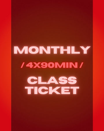 MONTHLY /4x90 MIN/ CLASS TICKET