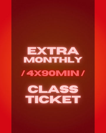 EXTRA MONTHLY /4x90 MIN/ CLASS TICKET