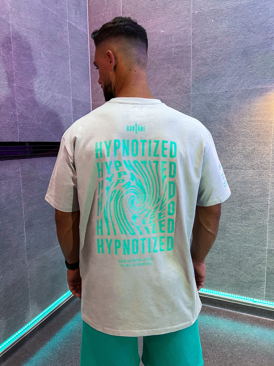 HYPNOTIZED OVERSIZED T-SHIRT LIGHT ASPHALT